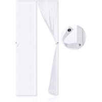 Cortina Mosquitera Para Puertas. EGNBU Mosquitera Imantada Puerta 90x210cm Tejido Súper Fino Para Dejar Pasar El Aire…